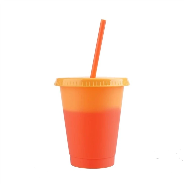 470ml Plastic Color Changing Tumbler Cups