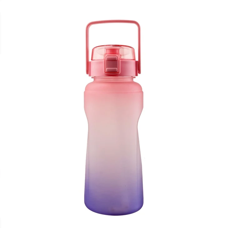 550ml visoke kvalitete Bpa Free dvostruko zid plastične sportske boce sa lak udarac silicij slame poklopac